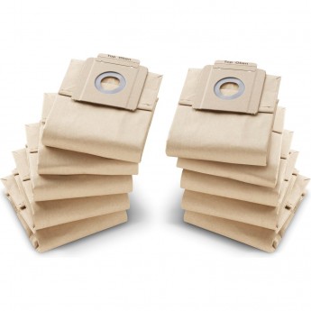 Фильтр-мешки KARCHER бумажные для пылесосов T 7/1, 10/1 10 шт Фильтр-мешки KARCHER бумажные для пылесосов T 7/1, 10/1 10 шт