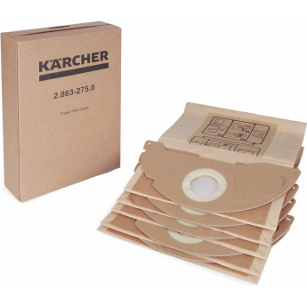 Фильтр-мешки KARCHER к пылесосам WD 2 5 шт Фильтр-мешки KARCHER к пылесосам WD 2 5 шт