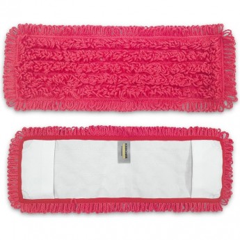Насадка из микроволокна KARCHER петельчатая с карманами, красная, 40 см Насадка из микроволокна KARCHER петельчатая с карманами, красная, 40 см