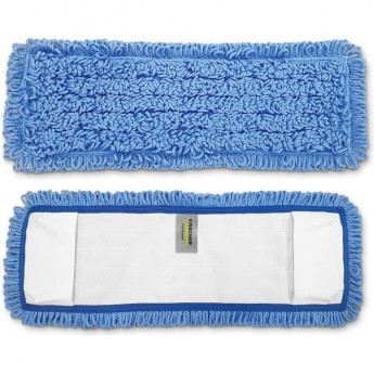 Насадка из микроволокна KARCHER петельчатая с карманами синяя 40 см Насадка из микроволокна KARCHER петельчатая с карманами синяя 40 см